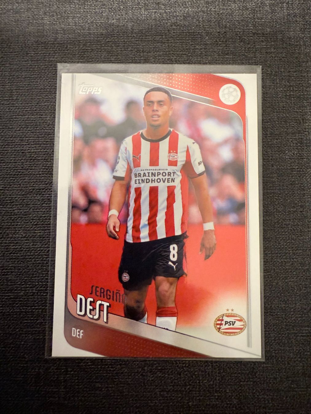 Topps Carte collezionabili: Topps Sergino Dest PSV Eindhoven – Usato da Burgdorf venduto da Sports_Cards_3400