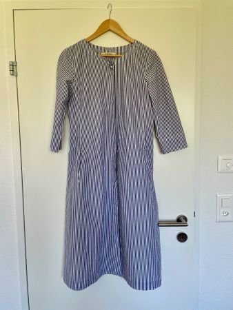 'S Max Mara Kleid blau weiss gestreift guter Zustand