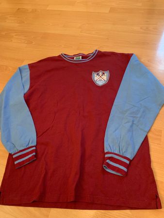 Magnifique pull vintage football E.C.W.C. Wembley 1965 XL