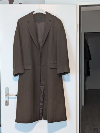 JOSEPH Herringbone Wool Cale Coat, Gr 42