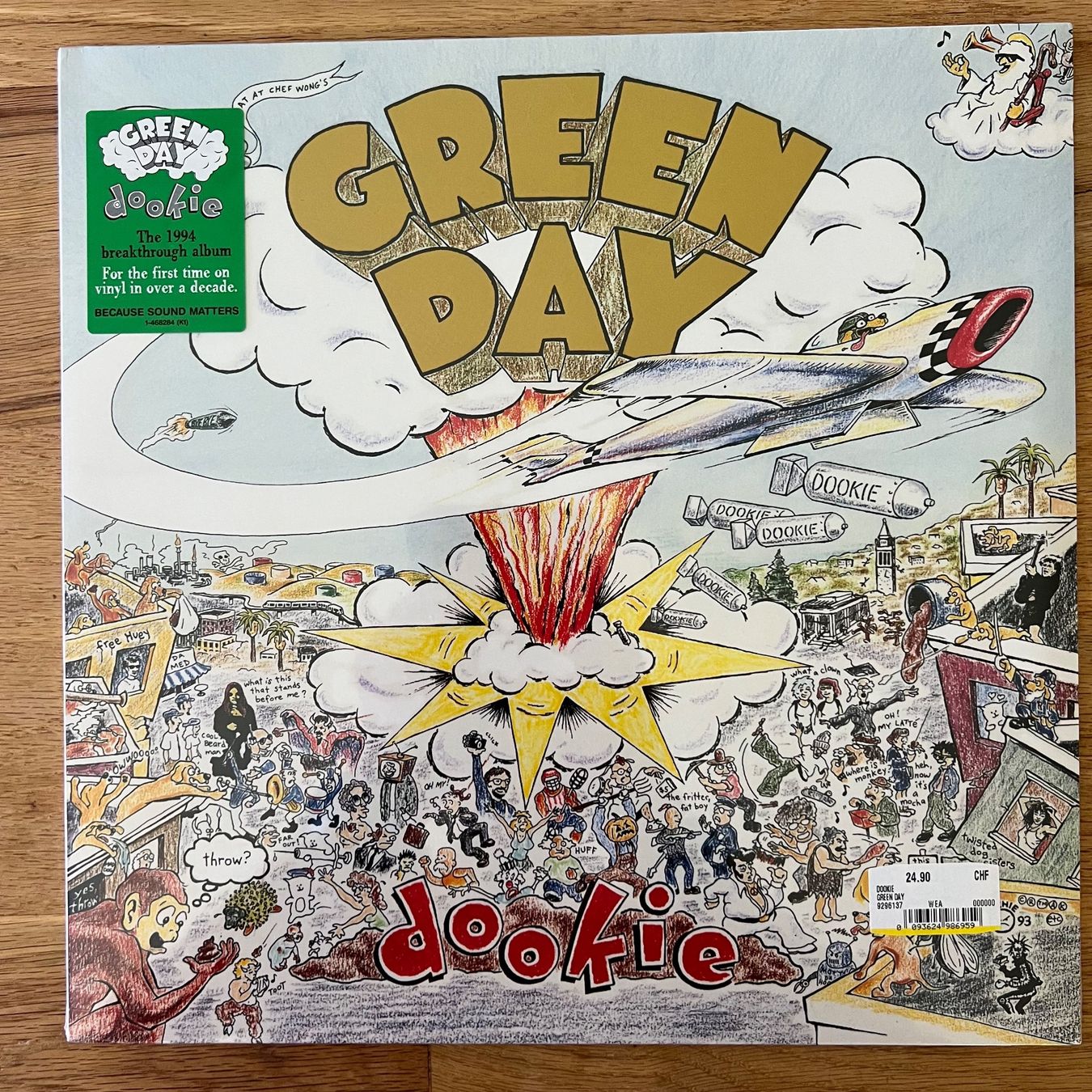 Dischi in vinile: Green Day - Dookie / EU-Press. 2008 - NEW & Sealed – Nuovo e nell'imballaggio originale da Gais venduto da soundcave57