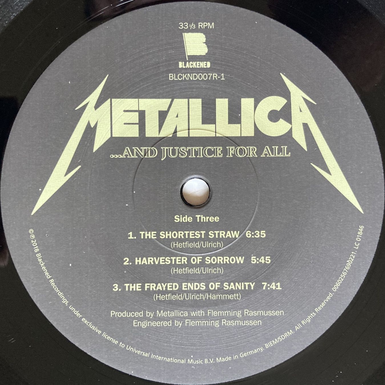 Dischi in vinile: METALLICA - ... AND JUSTICE FOR ALL – Nuovo e nell'imballaggio originale da Bottens venduto da hotter-than-hell 3