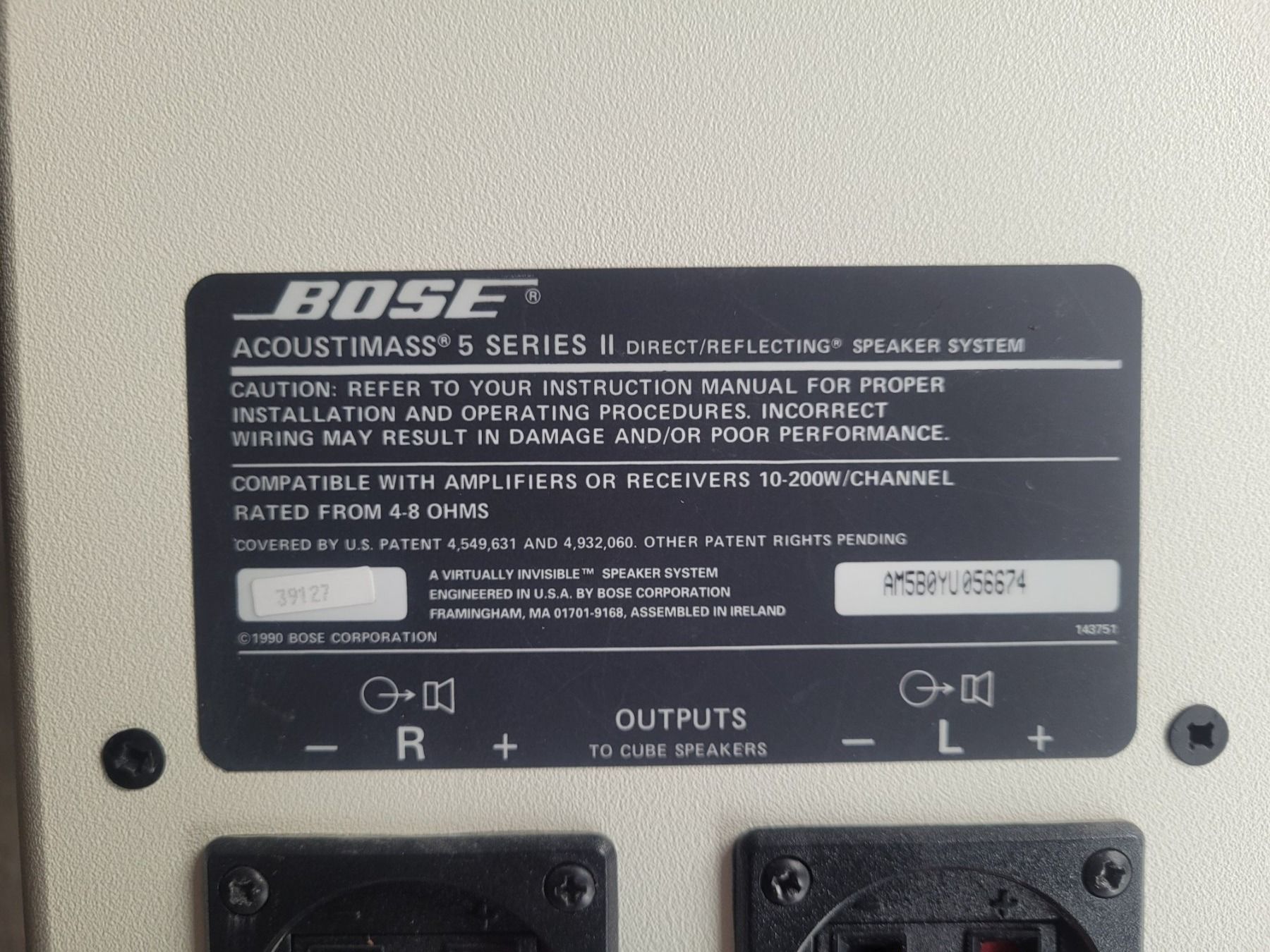 Bose Lautsprecher: Bose Subwoofer – Gebraucht aus Baden von  2