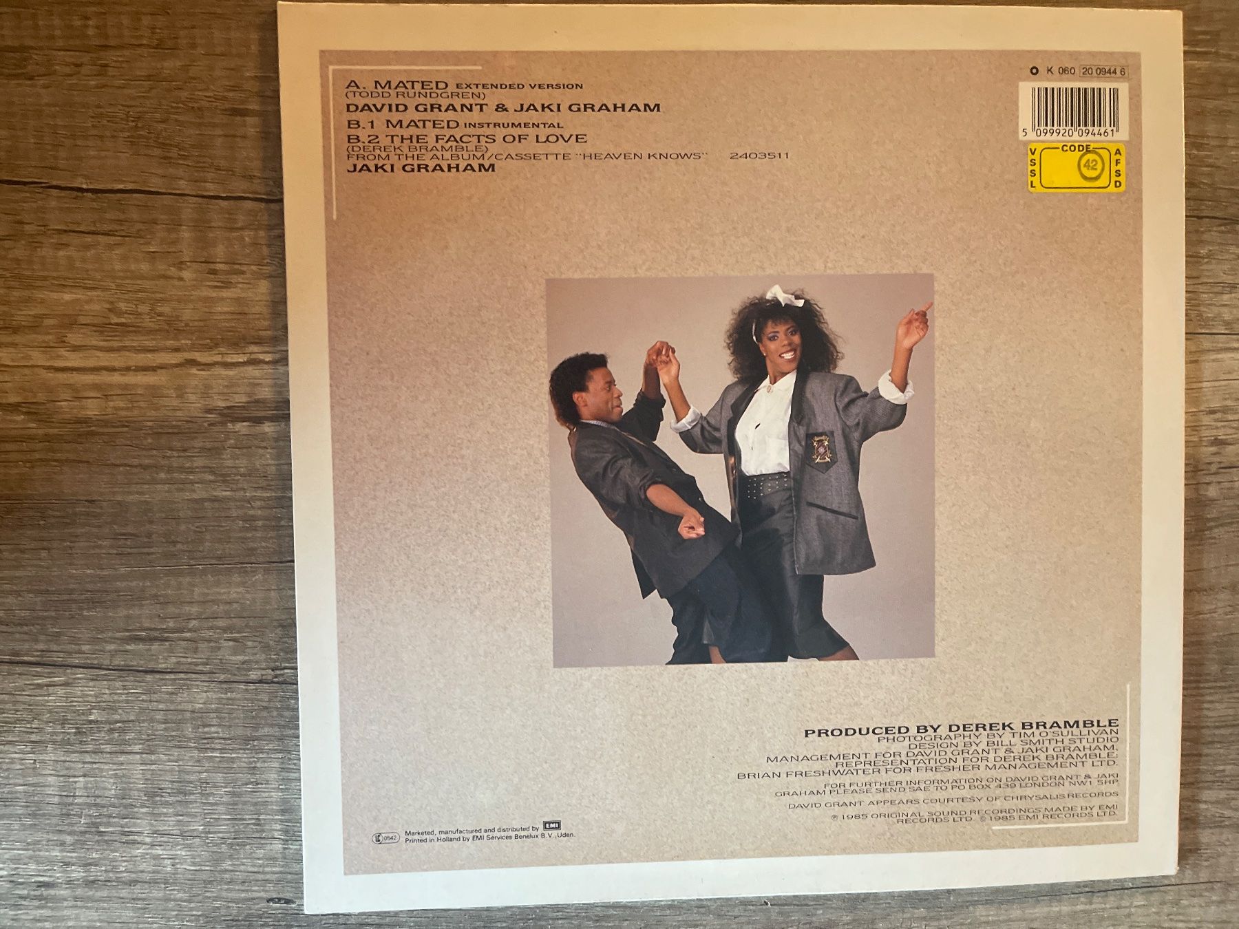 Dischi in vinile: A655/David Grant & Jaki Graham - Mated – Usato da Frutigen venduto da Philippe_jsp 1