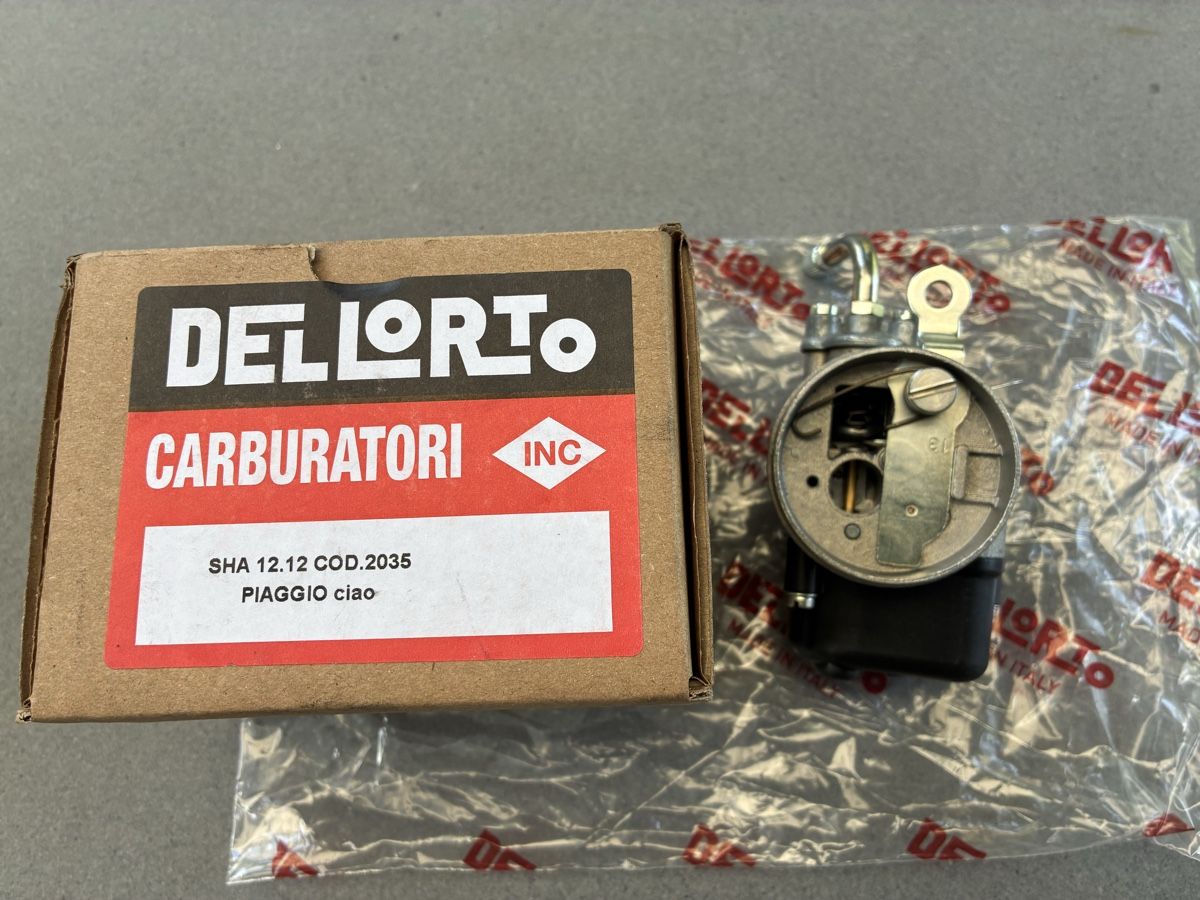 Dell'Orto Mofa-Ersatzteile: Dellorto 12/12 Vergaser Piaggio Ciao – Neu und originalverpackt aus Aarau Rohr von Sheeno 2