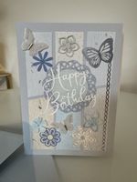 Geburtstagskarte handgemacht 🦋