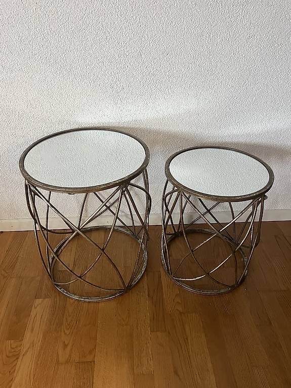 Tavoli: 2 Balkontische mit Spiegeloberfläche – Usato da Thun venduto da mic_6rbg