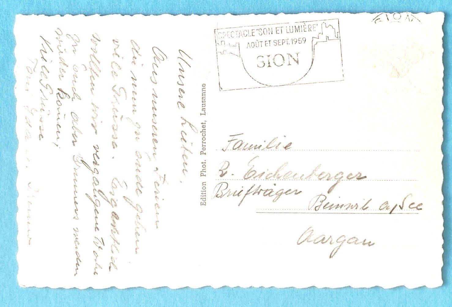 Cartes postales: Sion - Vue generale – D'occasion à Rothrist par RROENK 1