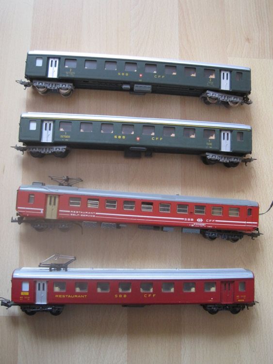 2 x LIMA - H0 - SBB - CFF - Personenwagen / Anhänger | Kaufen auf