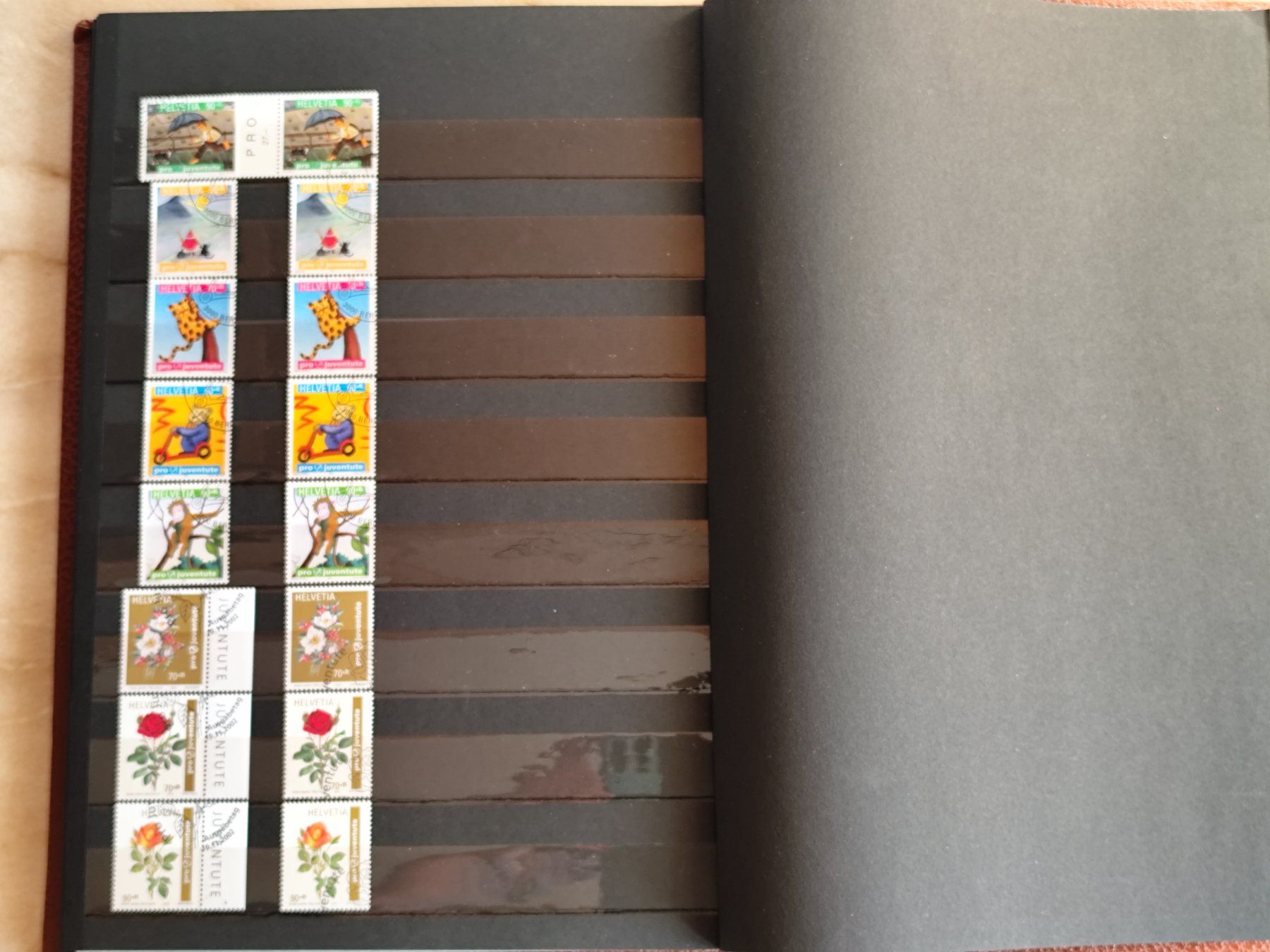 Tutti i francobolli: Album mit Schweizer Briefmarken - Pro Juventute – Usato da Ermenswil venduto da easyric 7