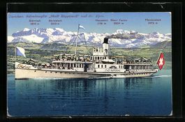 Salondampfer Stadt Rapperswil auf dem Z