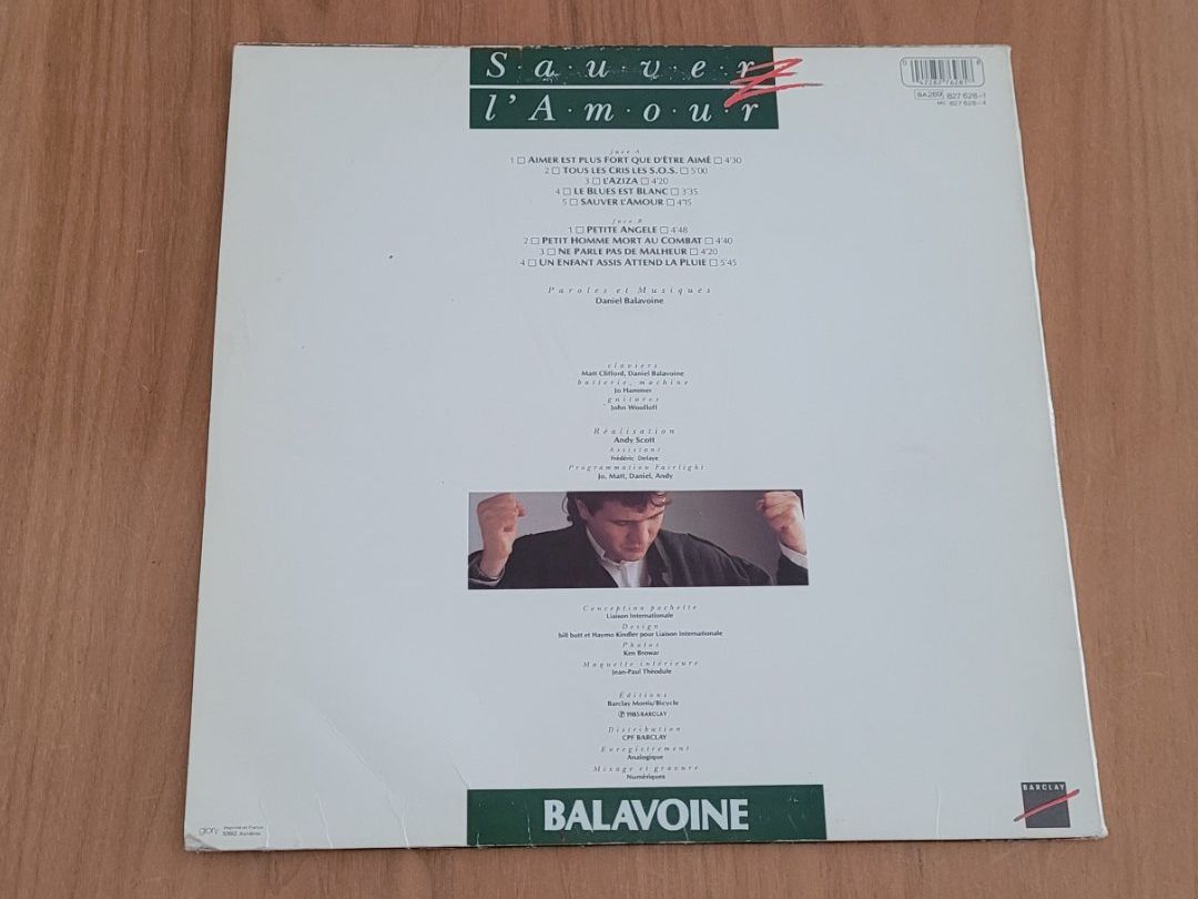 Dischi in vinile: LP  Daniel Balavoine – Usato da Martigny venduto da MZ-67 1