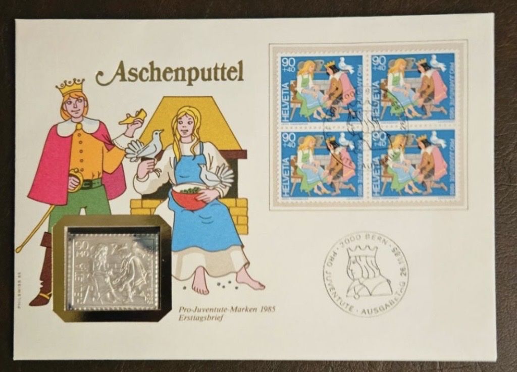 Tutti i francobolli: Numis Aschenputtel 10 gr./999,9  Silber – Usato da Attelwil venduto da World_of_Comics