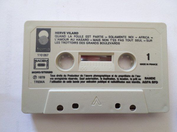 Kompaktkassetten: CASSETTE HERVE VILARD - CHANSONS – Gebraucht aus PORRENTRTUY von RABAIS_SPORT 2