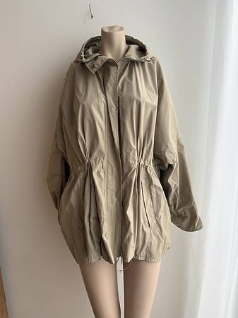 Oysho Regenjacke Beige Gr. S Oversize Cape Style