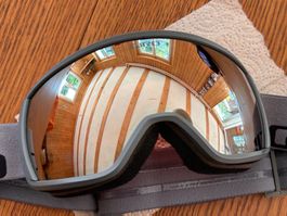 Giro Skibrille mit Vivid Zeiss Glas gebraucht grau