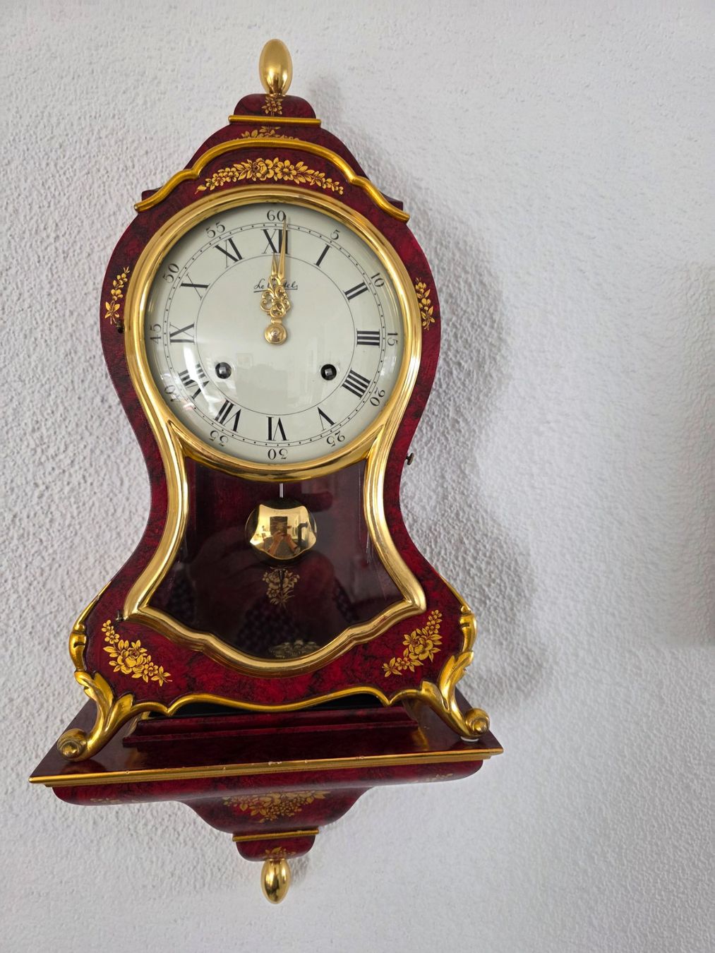 Orologi da terra & Orologi da parete: Le Castel Pendule rot/gold – Difettoso da Burgdorf venduto da lis_2fqv