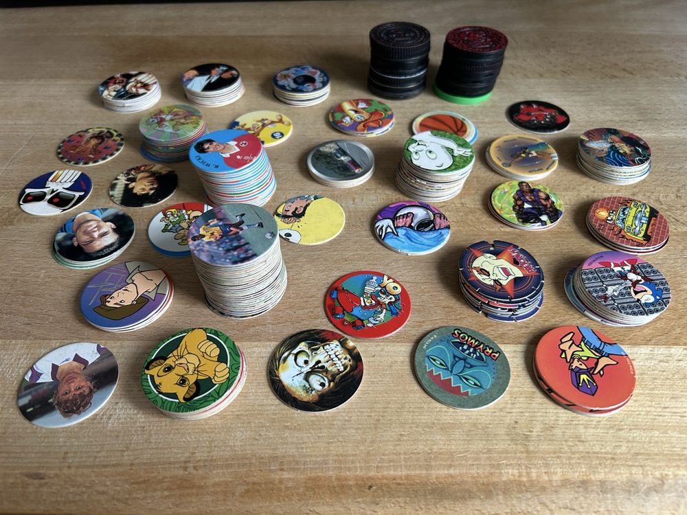 Riesige Sammlung von Caps / Pogs mit Slammer, viele Serien (Gebraucht ...