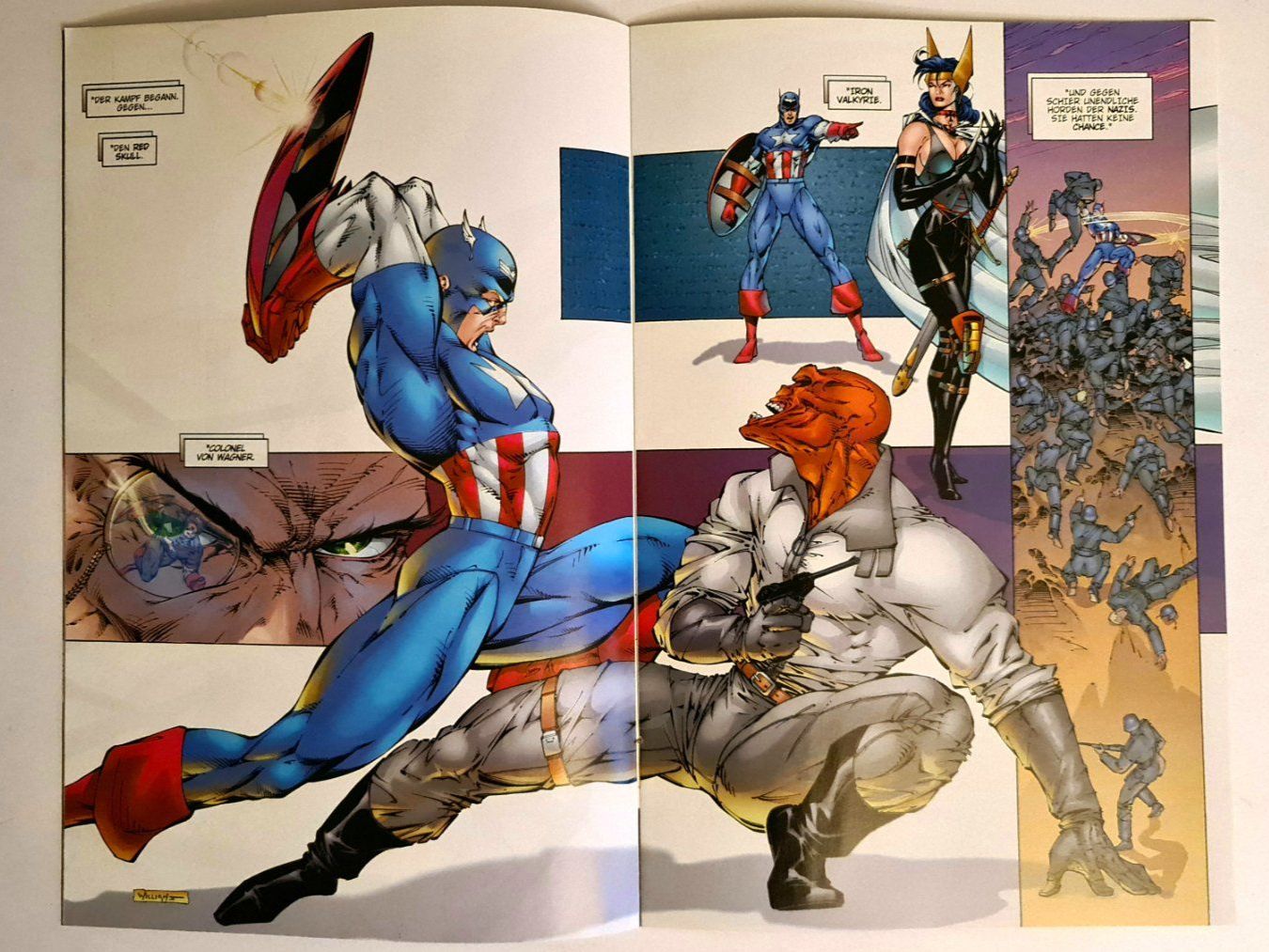 Fumetti: Captain America Comic Hefte 1-13, Marvel Deutschland – Usato da Aesch BL venduto da pri_fp8t 7