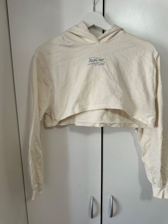 Zara Pullover mit Kapuze Grösse 164 cremefarben