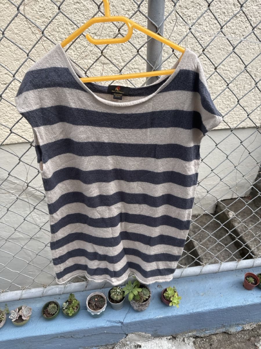 Maglioni & Felpe: Pullover Red Cashmere gestreift Kaschmir – Usato da Zürich venduto da Belisimo