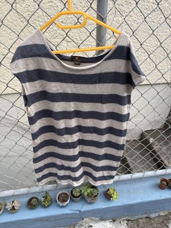 Pullover Red Cashmere gestreift Kaschmir