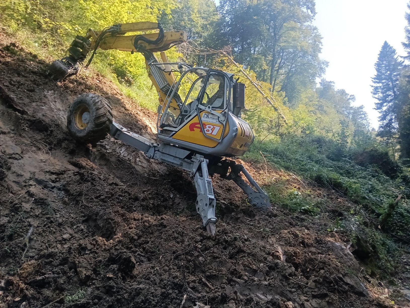 Menzi Muck Escavatori: Menzi Muck A81 – Usato da Sarmenstorf venduto da Beckhans01 4