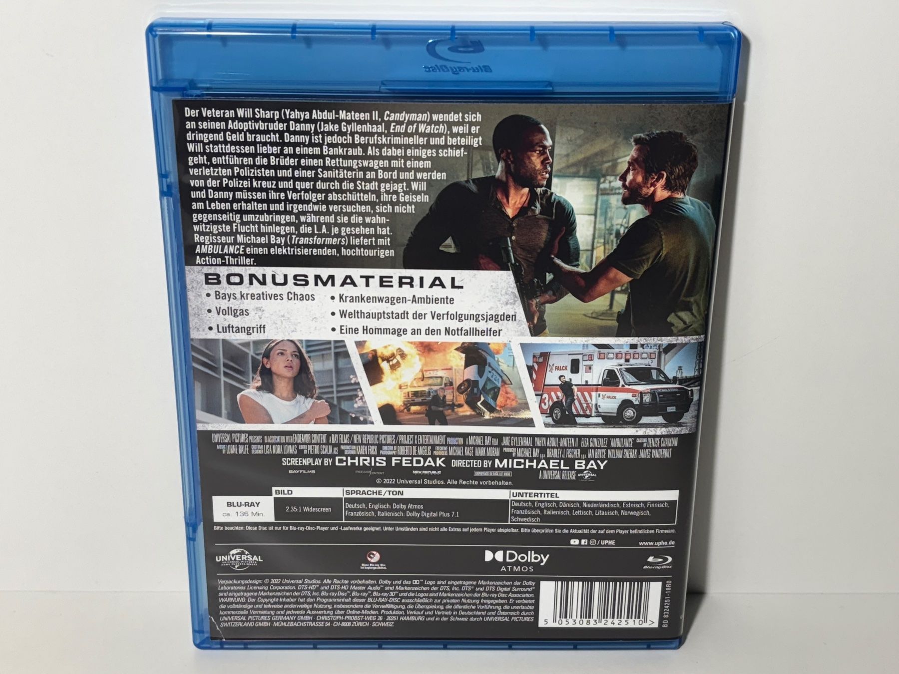 Tutti i DVDs: Ambulance Blu Ray – Usato da Wilderswil venduto da Sstriker 1