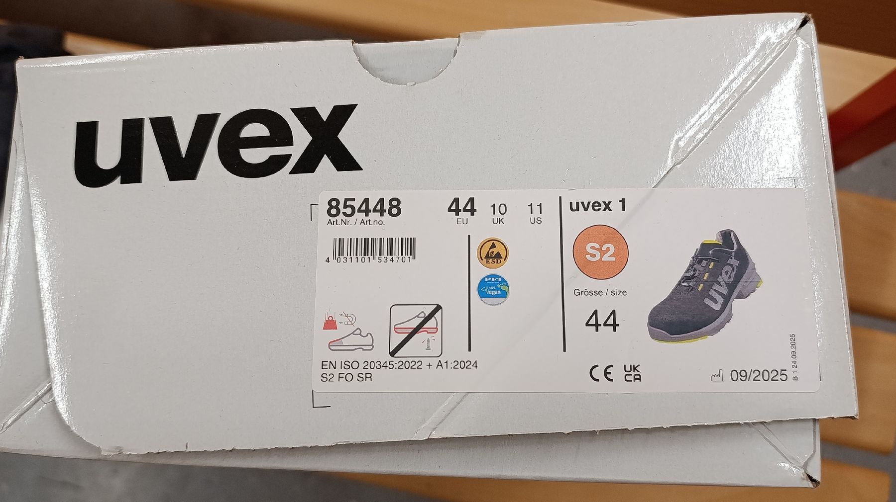 Uvex Scarpe da uomo: Arbeitsschuhe – Nuovo e nell'imballaggio originale da Luzern venduto da mst_5blj 1