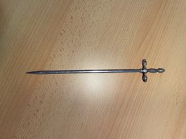 Dekoratives Schwert, Brieföffner, Metall, neuwertig