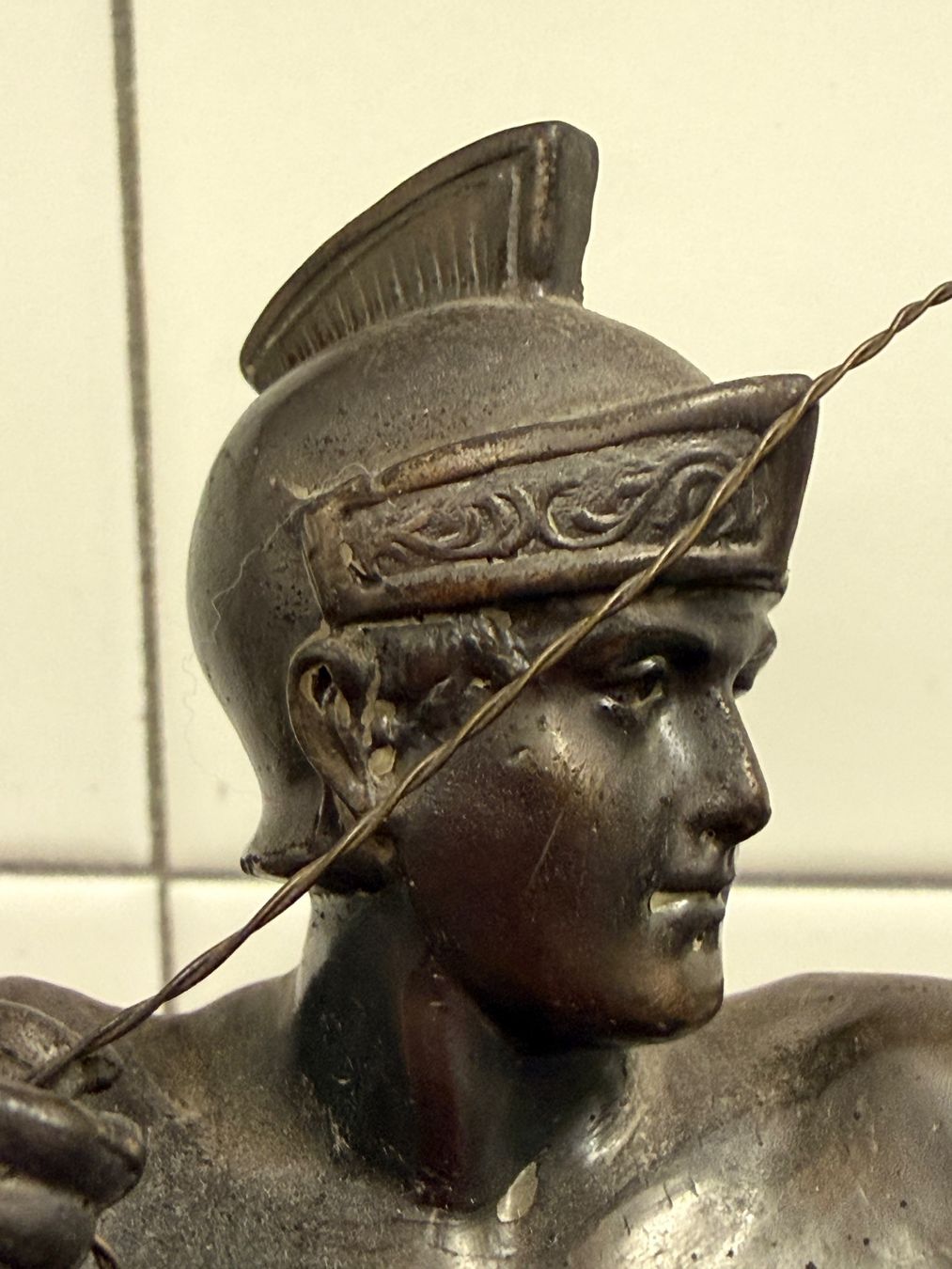 Figuren: Antike Bronze Figuren, Marmorsockel, ca. 1920 – Gebraucht aus Zürich von leo0105 3