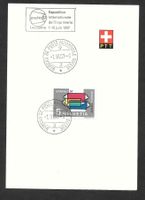 PTT-Bögli Sonderstempel A. 752 Graphic Lausanne 1.6.1957