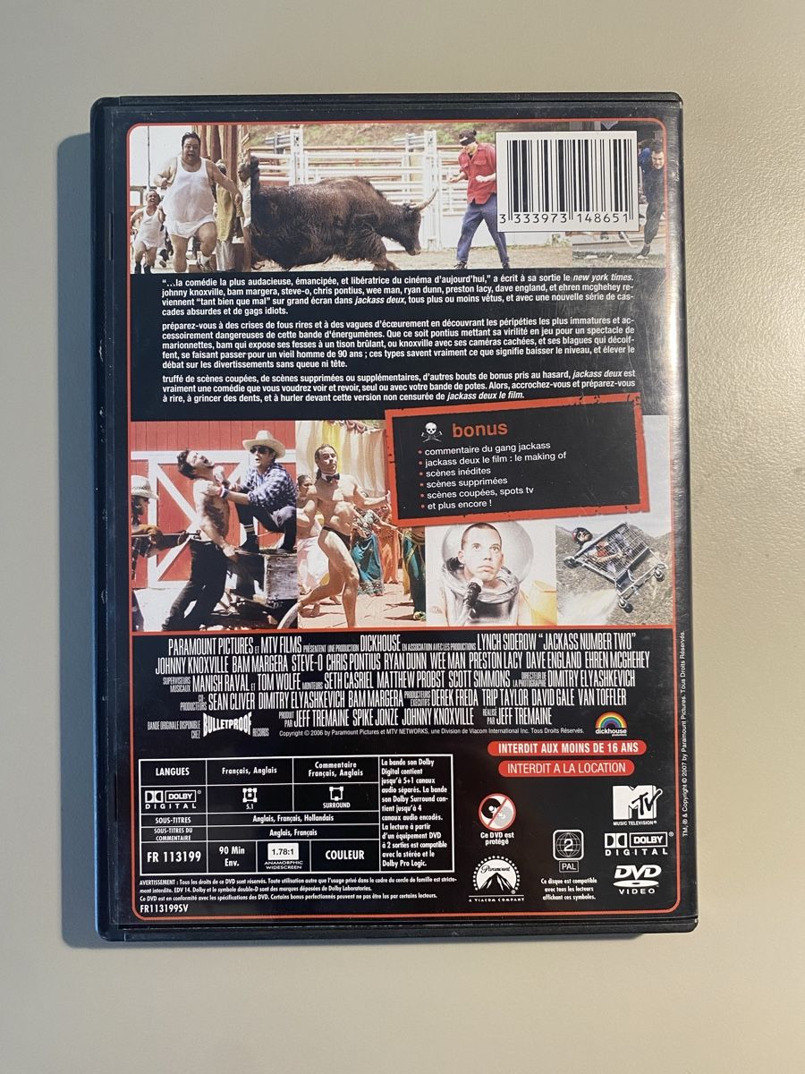 Alle DVDs: jackass deux le film - version non censurée - DVD – Gebraucht aus Thunstetten von Virus_33 2