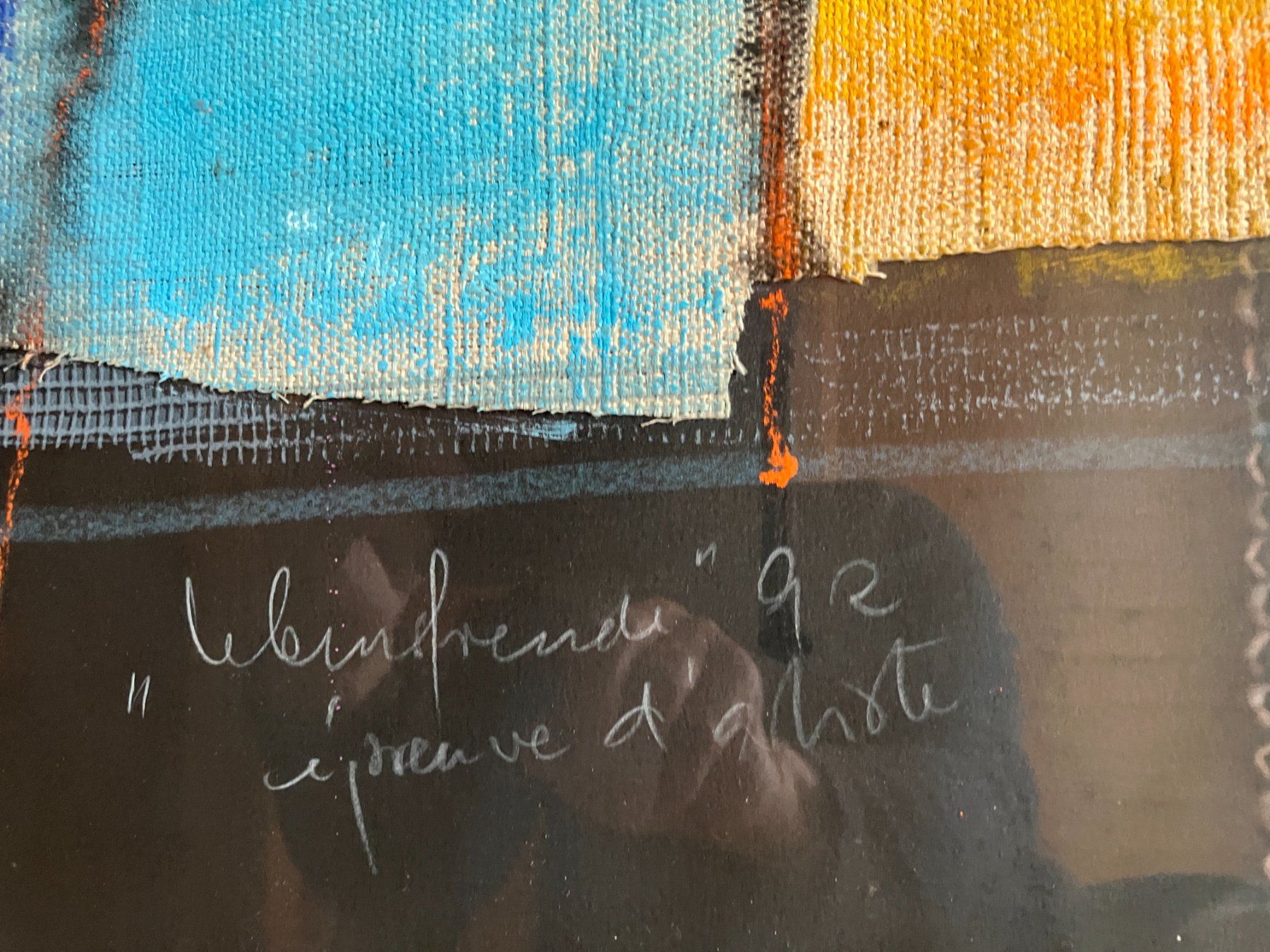 Gemälde: Collage, signiert – Gebraucht aus Männedorf von Amleto3 3