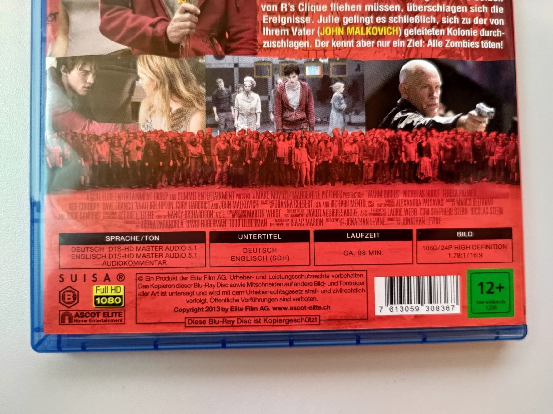 Tutti i DVDs: Warm Bodies - Zombies mit Herz – Usato da Liestal venduto da Kratzilla 3