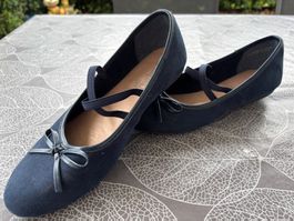 Schuhe: Ballerinas, Dunkelblau, Grösse 37, Top Zustand!