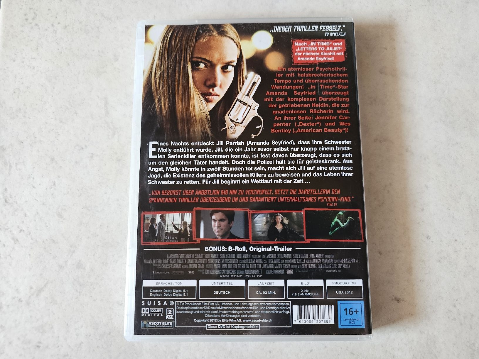 Tutti i DVDs: Gone  -  Niemand glaubt ihr. Nichts wird sie aufhalten. – Usato da Schneisingen venduto da backstore24 1
