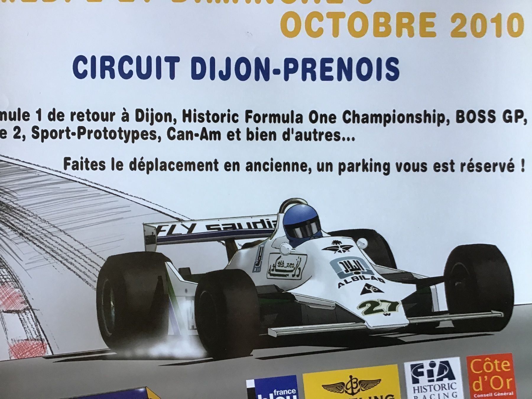 Poster & Bilder: Grand Prix Historique Dijon – Gebraucht aus Némiaz (Chamoson) von Patoshi 1