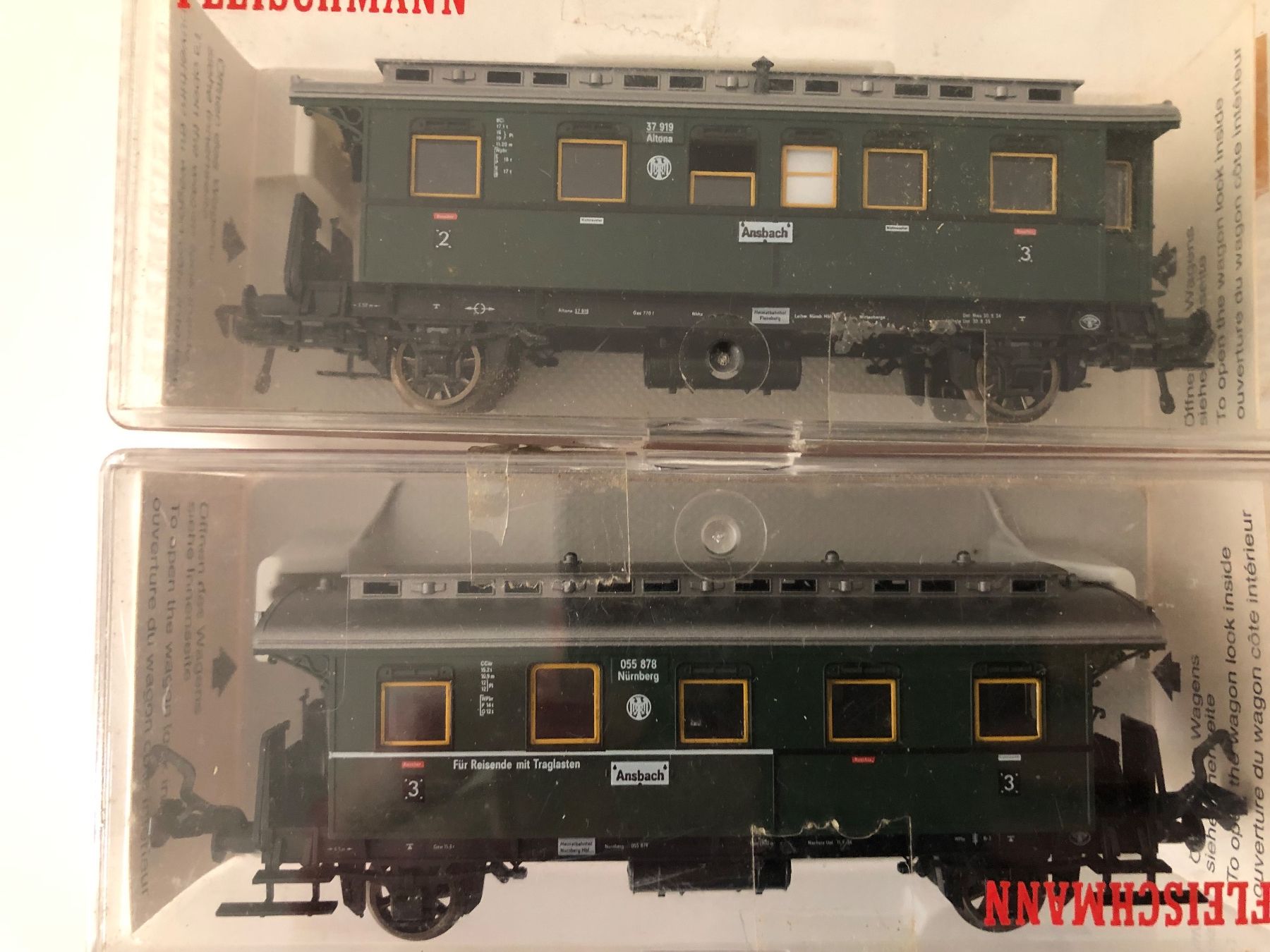 Fleischmann Modellini di ferrovie: Fleischmann 5067 und 5069 NEU – Nuovo e nell'imballaggio originale da Ostermundigen venduto da Garmin03