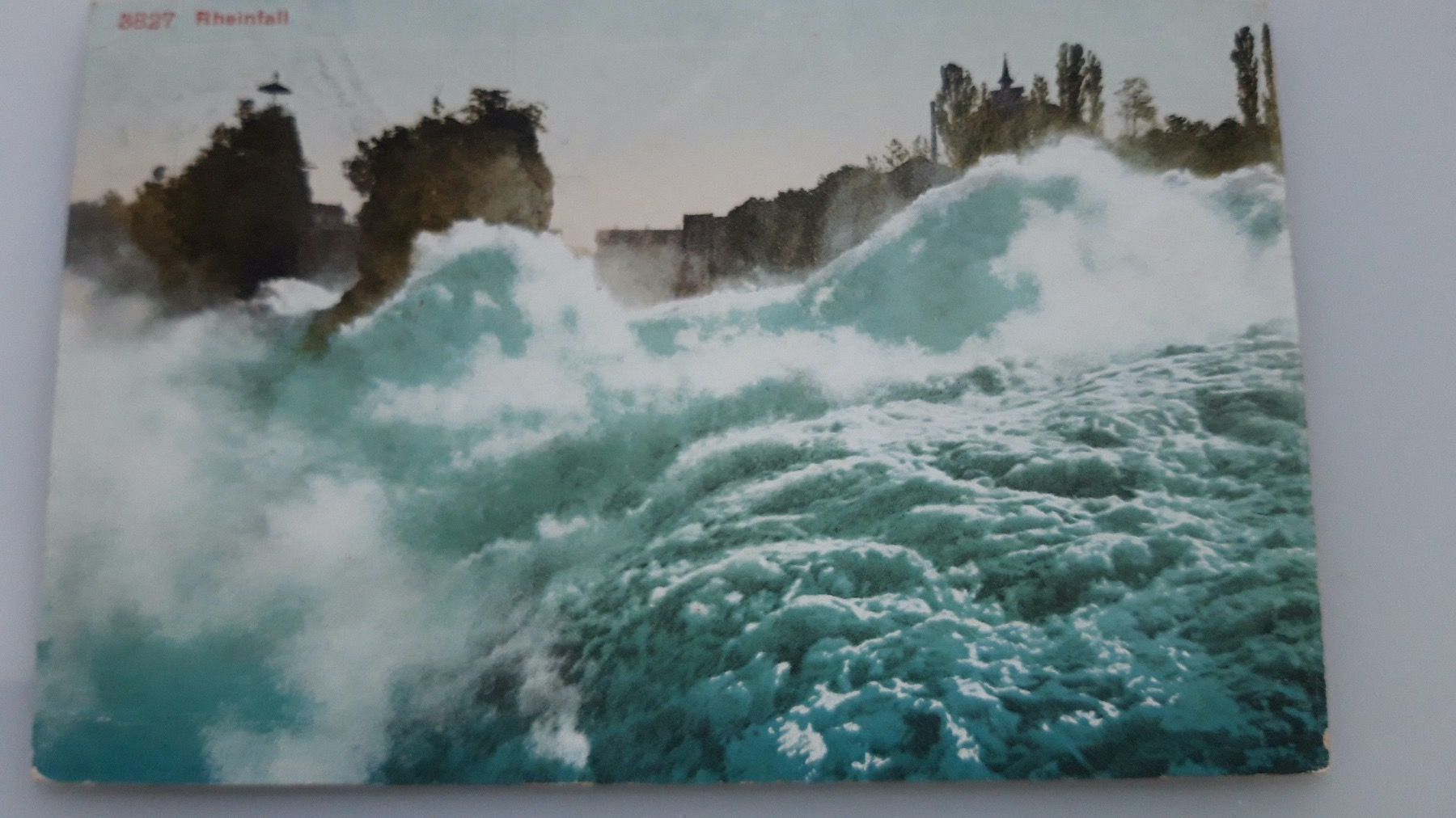 Ansichtskarten: Rheinfall – Gebraucht aus Sargans von nicsam1815