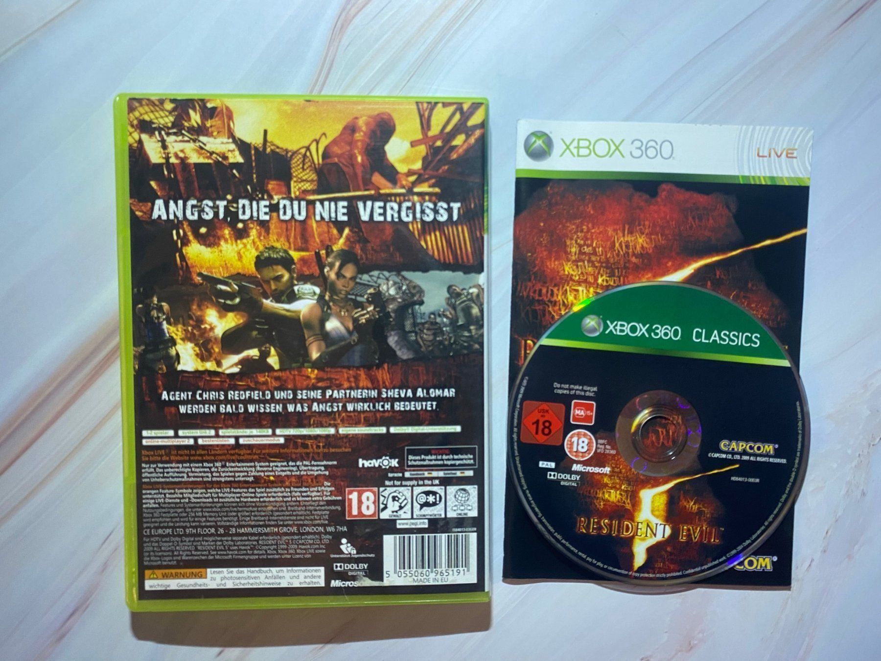 Microsoft Giochi: Xbox 360 Resident Evil 5 Classics – Usato da Märstetten venduto da AlienNova 1