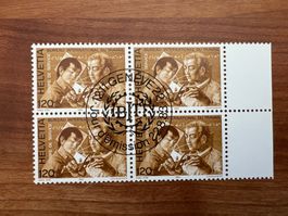 1983 BIT  CH Erstag gest.Viererblock mit Tab  (K96)