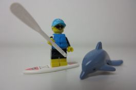 LEGO Minifigur CMF Serie 21 Paddle Surfer