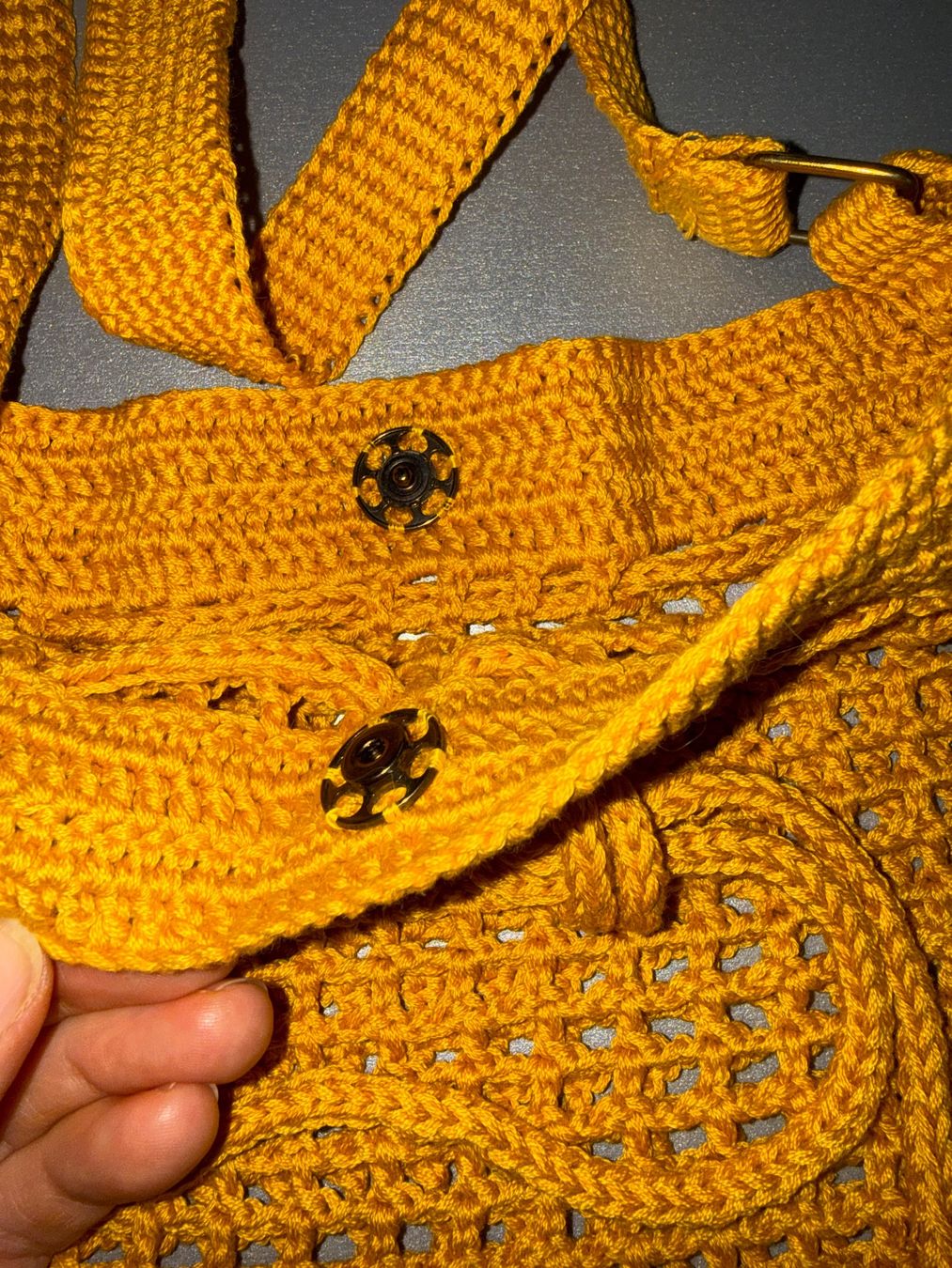 Sacs femmes: handgestrickte Umhängetasche 100%Baumwolle – Neuf (Voir description) à Buchrain par nat_pl5p 6