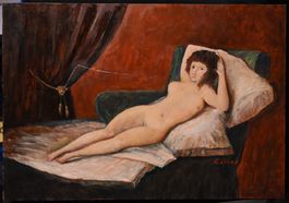 Ölgemälde, Maja Desnuda von 1970
