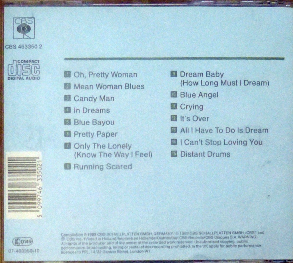 CDs: Roy Orbison - Greatest Hits – Gebraucht aus Dietikon von immortal-stars 1