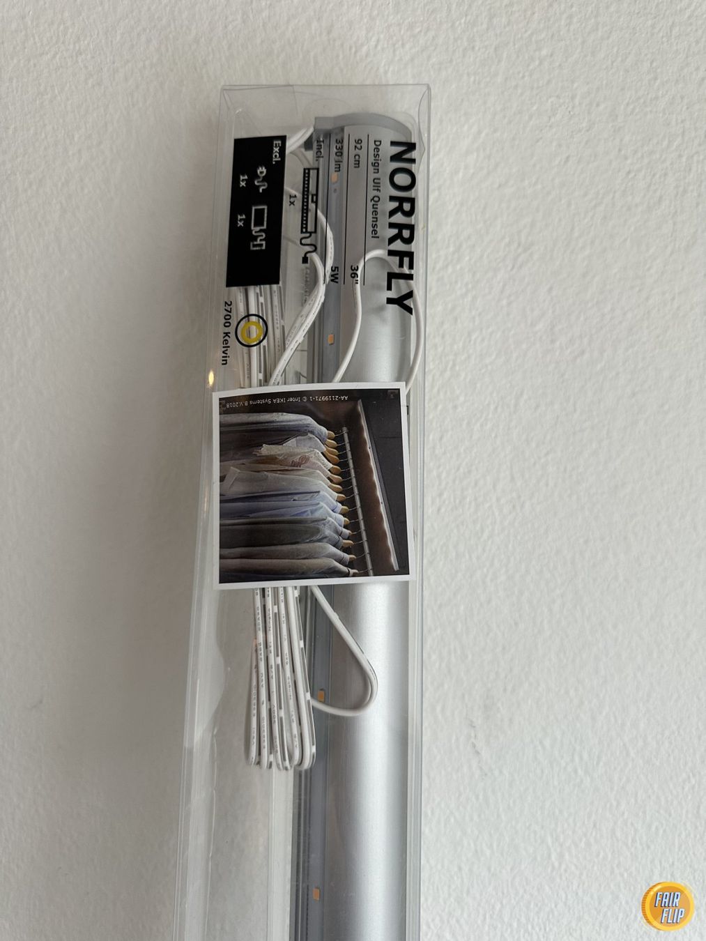Ikea Lampade: IKEA NORRFLY LED-Lichtleiste 92 cm – Usato da Luzern venduto da fairflip 2