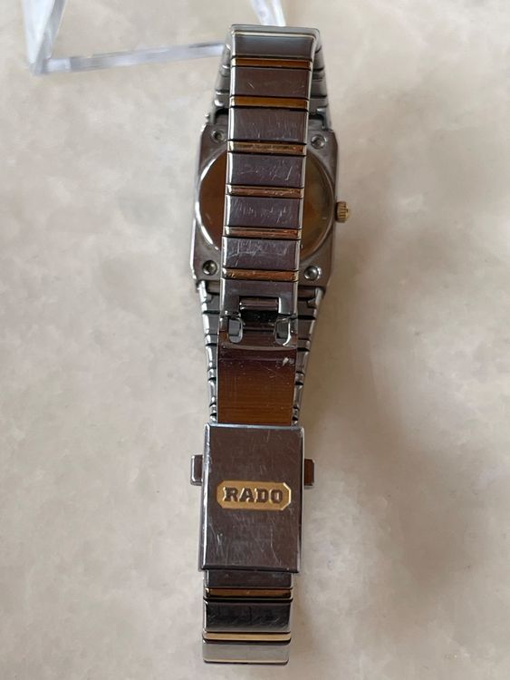 Montre Bracelet Rado Jubilé - Boîtier Et Bracelet Céramique Noirs - Cadran Bleu Et Noir - Mouvement Quartz - Homme - Occasion