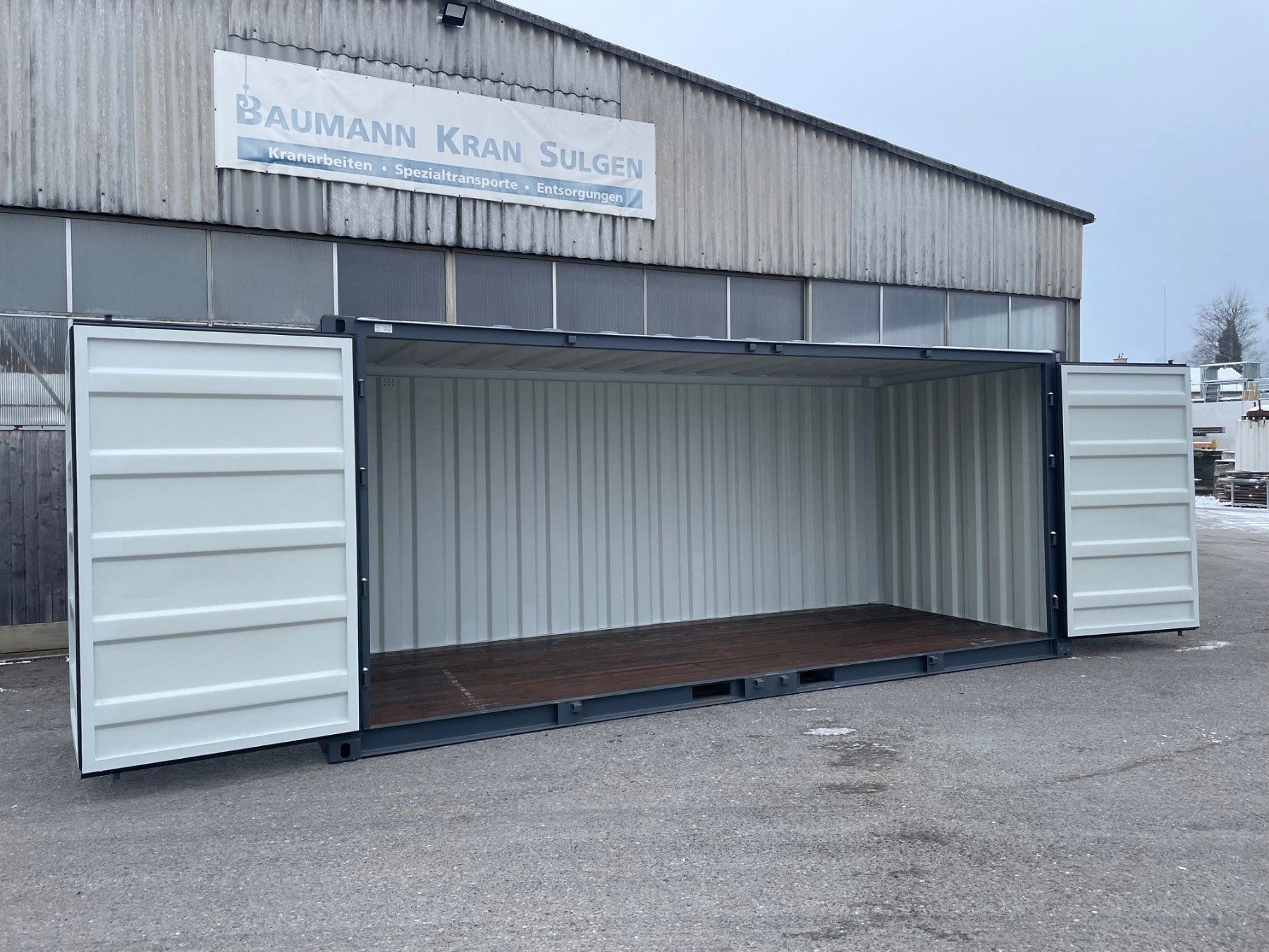 Conteneurs de construction: 20' Lagercontainer Open Side, Party, Lounge, Seecontainer! – D'occasion à Kradolf par BKSAG 4
