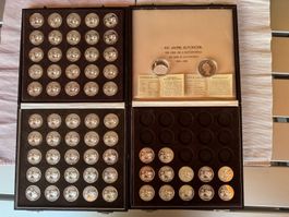 64 Silbermünzen - Feinsilber